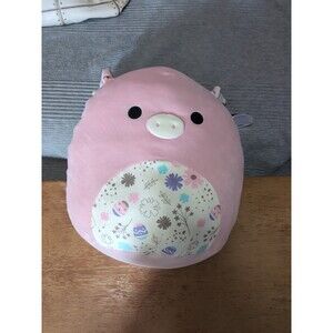 Squishmallows 16" Peter Pink Pig with Easter Print Belly Large Plush